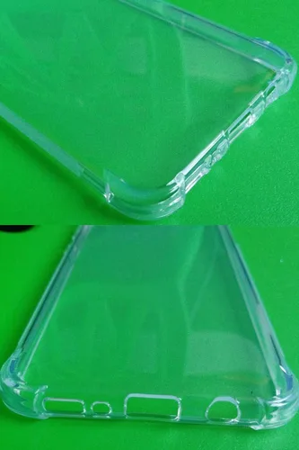 Vista 4 de TiYa USTIYA Funda para Samsung Galaxy A70 / A70s TPU transparente cuatro esquinas funda protectora transparente suave funda