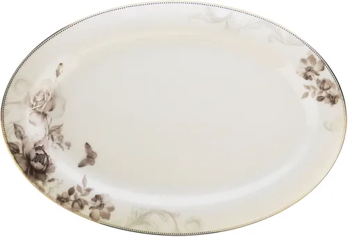 Vista 3 de Juego de vajilla de 57 piezas-servicio de porcelana para 8 personas-Cora