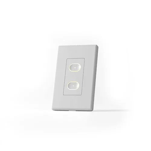 Vista 9 de LIFX Conmutador inteligente, interruptor táctil inteligente Wi-Fi de 2 botones en pared (Blanco)