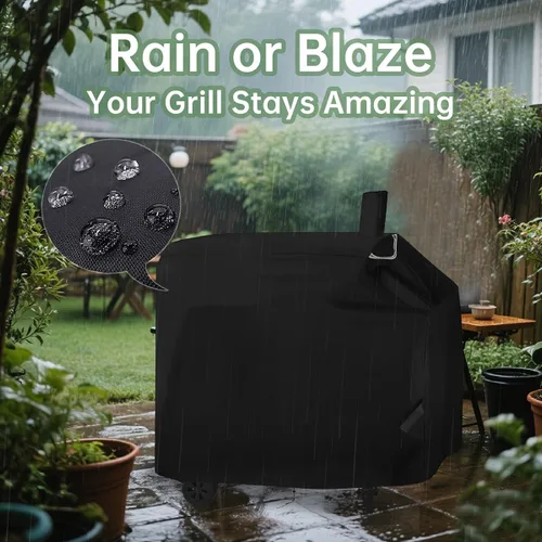 Vista 3 de Royal Gourmet CC1830/CC1830V 30 Cubierta de parrilla de carbón impermeable resistente a la decoloración