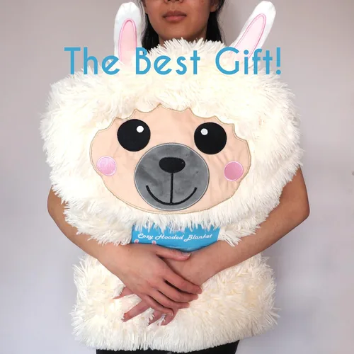 Vista 6 de Manta de llama para adultos, manta de lana Sherpa de alpaca, regalos de llama para niñas, mujeres, hombres y niños, esponjosa, cálida y acogedora