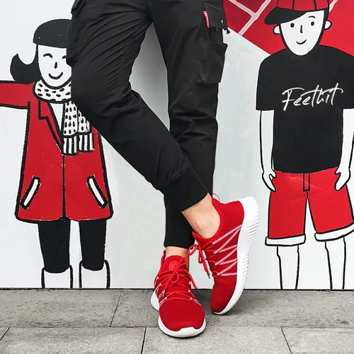 Vista 6 de Feethit - Tenis de correr transpirables, ligeros, cómodos y antideslizantes para hombre