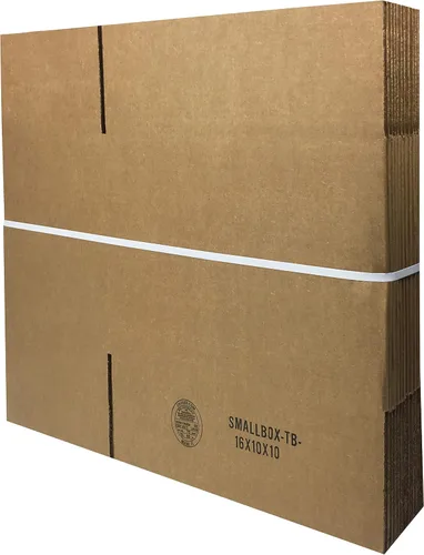 Vista 4 de uBoxes Paquete de cajas de mudanza de 16 x 10 x 10 pulgadas (cajas pequeñas, paquete de 10)