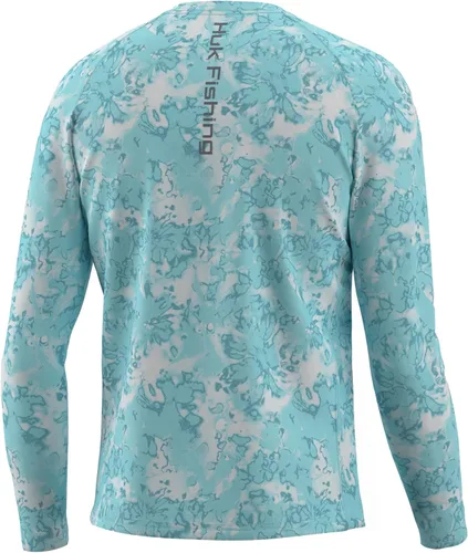 Vista 2 de HUK Pursuit - Camiseta de pesca de manga larga para hombre, protección solar