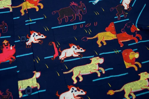 Vista 4 de Disney Camisa con botones Lion King para hombre