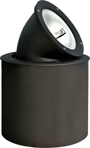 Vista 2 de Dabmar Lighting DW4900 Luz de pozo ajustable de aluminio fundido en tierra, negro