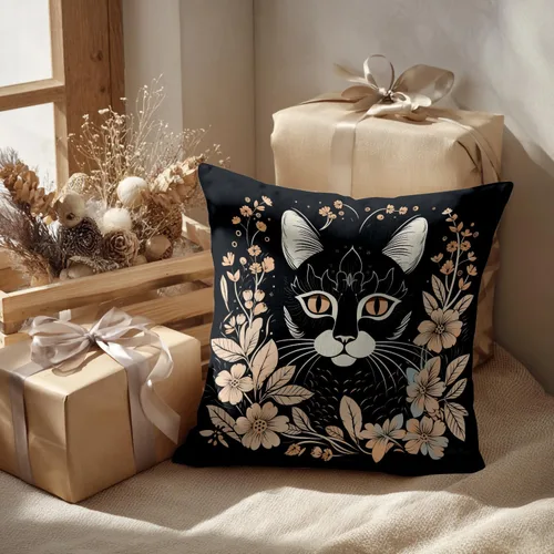 Vista 277 de Batmerry Autumn Pumpkin Templeton Throw Pillow Covers, Green Leaves Paths Forests Decorative Pillow Covers Digital Printing Blended for Couch Sofa