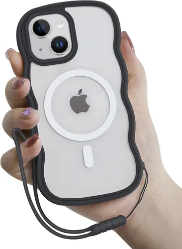 Vista 27 de Funda para iPhone 7/8, funda divertida para iPhone, linda funda Kawaii rizada con forma de marco de TPU suave a prueba de golpes, funda protectora