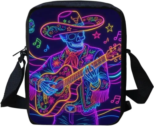 Vista 36 de HUGS IDEA Animales Cara Pequeña Crossbody Bolsos Bolso De Hombro Bandera estadounidense