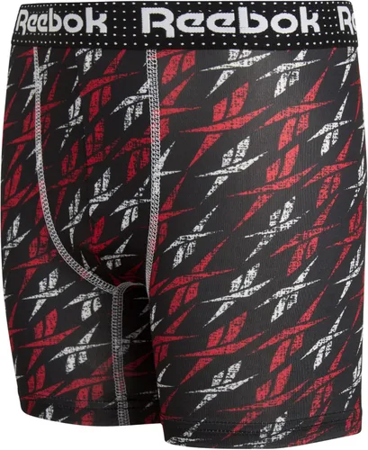Vista 5 de Reebok Ropa interior para niños - Calzoncillos bóxer de rendimiento (paquete de 4)