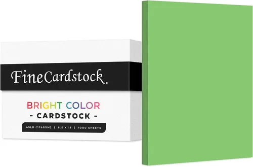 Vista 15 de Papel de alta calidad para tarjetas de colores, caja de 1000 hojas, cartulina de peso medio de 65 libras, perfecta para suministros escolares, artes
