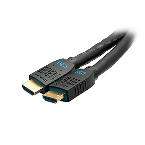 Vista 2 de C2G Cable óptico activo (AOC) HDMI® de alta velocidad de la serie Performance de 15 pies (14.8 ft) - Clasificación Plenum 4K 60Hz