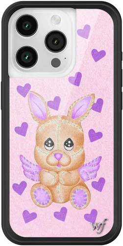 Vista 33 de Wildflower - Fundas compatibles con Apple iPhone 15 Pro Protector de goma negro, certificado de prueba de caída de 4 pies, propiedad de mujeres