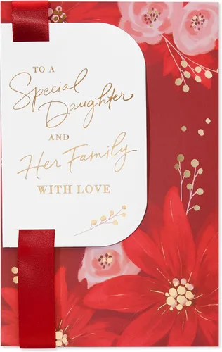 Vista 5 de American Greetings Tarjeta de Navidad para hija y familia (Como tú)