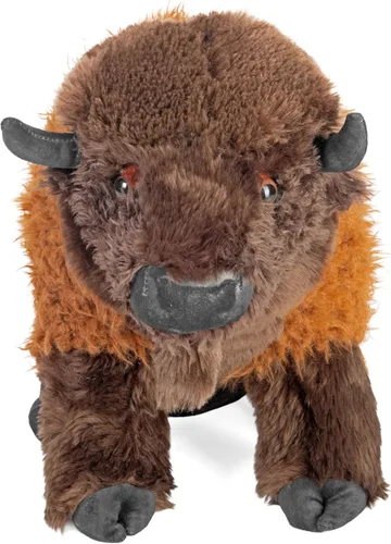 Vista 2 de Wild Republic Colección de artista, bisonte, regalo para niños, 15 pulgadas, juguete de peluche, botellas de agua recicladas