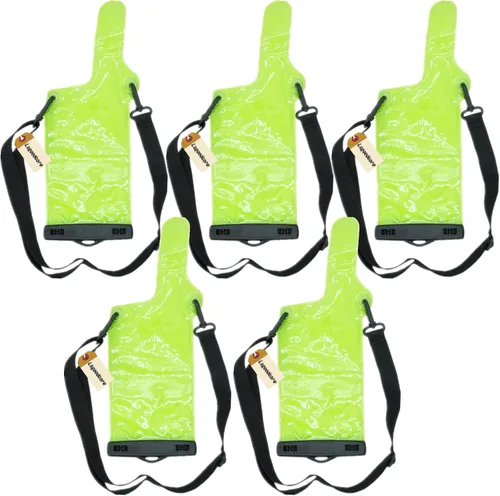 Vista 7 de Lsgoodcare 2 fundas portátiles de radio bidireccional, impermeable, a prueba de lluvia, compatibles con Motorola Kenwood Midland UV-3R UV-5R PX-888