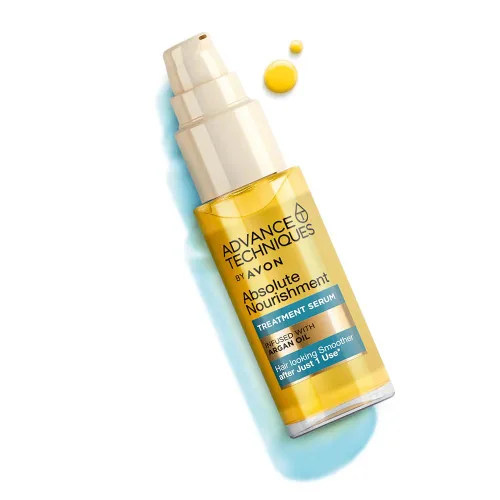 Vista 3 de Avon Advance Techniques - Botella de tratamiento sin enjuague con aceite de argán marroquí para todo tipo de cabello