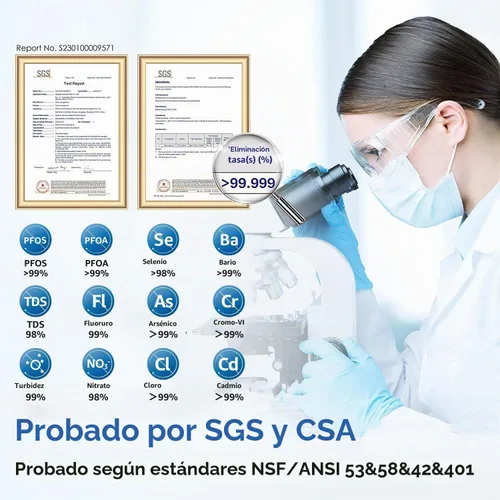 Vista 4 de Waterdrop G3P600 Sistema RO con paquete de filtros de repuesto G3P600-RO
