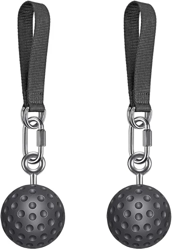 Vista 10 de SELEWARE Non-Slip Pull Up Power Balls, Rock Climbing Grips for Strength Training, Forearm and Hand Exerciser for Chin Up Bar, Kettlebell, Barbell