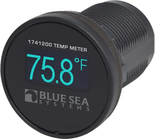 Vista 6 de Blue Sea Systems - Mini medidores OLED para marina, RV y más