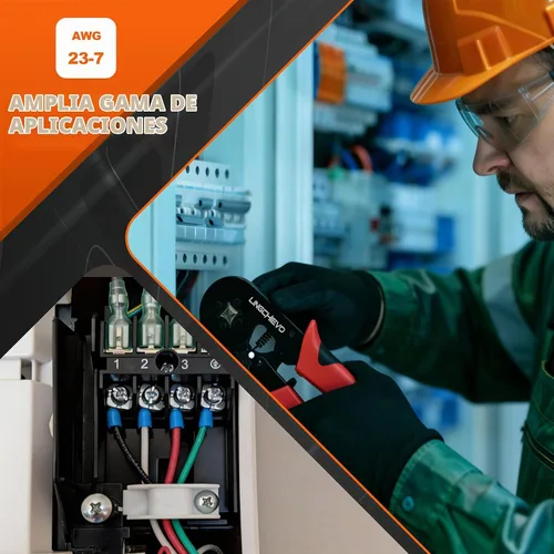 Vista 5 de AWG 23-7 Kit de herramientas de crimpado de virola con 1800 conectores