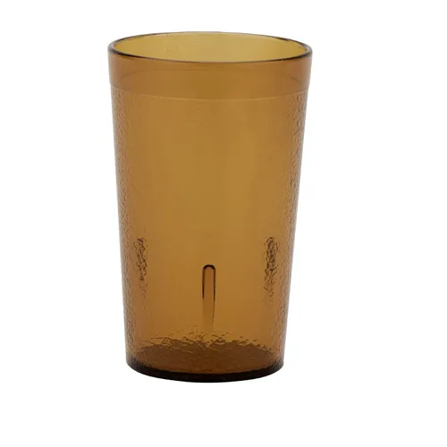 Vista 3 de G.E.T. 6605-1-A - Vasos de plástico resistentes para restaurantes, 5 onzas, ámbar (juego de 12)