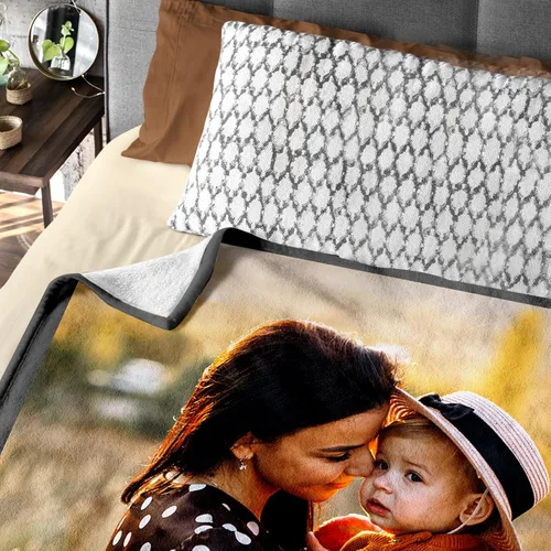 Vista 4 de Baosity Manta personalizada con texto, fotos Manta personalizada para envolver usando mis propias fotos Manta personalizada Regalos