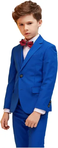 Vista 3 de Trajes de 5 piezas para niños, conjunto formal de portador de anillo de boda