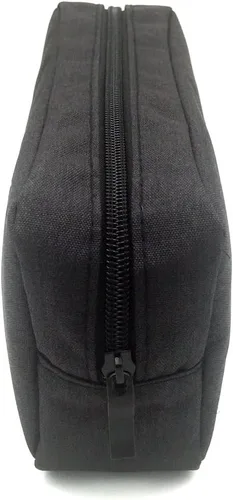 Vista 5 de Bolsa de transporte suave universal para electrónicos/accesorios, duradera y ligera, adecuada para salidas, negocios, viajes y kit de cosméticos