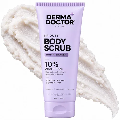 Vista 21 de DERMAdoctor KP Bump Eraser Body Scrub, 10% AHAs + PHAs, Rough & Bumpy Skin