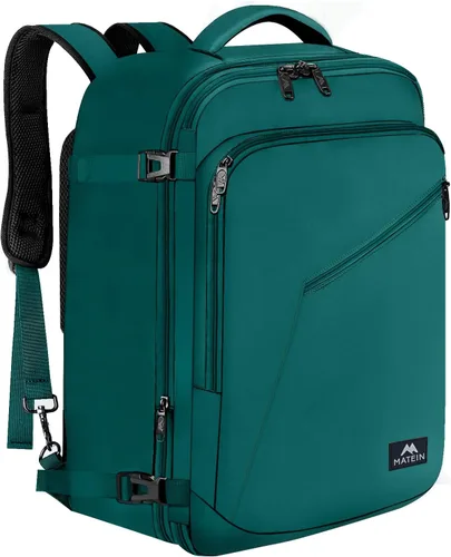 Vista 122 de MATEIN - Mochila de viaje extragrande de 10.56 galones, mochila de viaje ampliable apta para aerolíneas, para viajeros de fin de semana, hombres