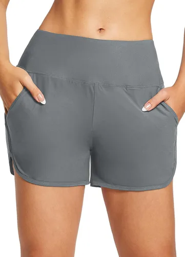 Vista 82 de baleaf Traje de baño de cintura alta de 3, 5, 7, 9 pulgadas, para mujer, de secado rápido, con bolsillos