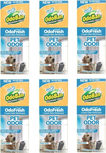 Vista 8 de OdoBan OdoFresh Polvo Desodorante para Alfombras y Habitaciones para Olores y Hedores del Hogar, Incluye Humo, Orina de Mascotas, Perros y Arena