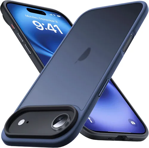 Vista 74 de Anqrp Funda diseñada para iPhone 11 azul [compatible con carga inalámbrica], [tacto sedoso] Funda delgada de silicona suave antiarañazos para iPhone