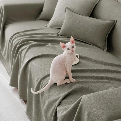 Vista 2 de Foreate Funda de sofá resistente al agua, funda de sofá gruesa y duradera para sofá seccional, lavable a máquina, protector de muebles para perros