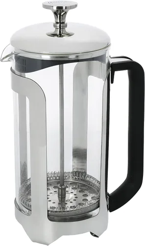 Vista 9 de La Cafetière Cafetera de prensa francesa de acero inoxidable Roma