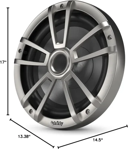 Vista 10 de Infinity 1022MLT - Subwoofer marino de 10 pulgadas con iluminación RGB (titanio)