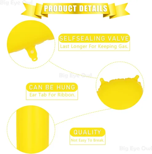 Vista 4 de Globos grandes de papel de aluminio amarillo número 0 de 40 pulgadas, helio grande Mylar Zero globo para decoración de fiesta de cumpleaños