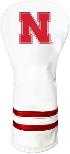Vista 27 de Team Golf NCAA Funda para Cabeza de Palo de Golf Fairway Vintage Blanca, Diseño que se Ajusta a la Forma, Diseño Retro