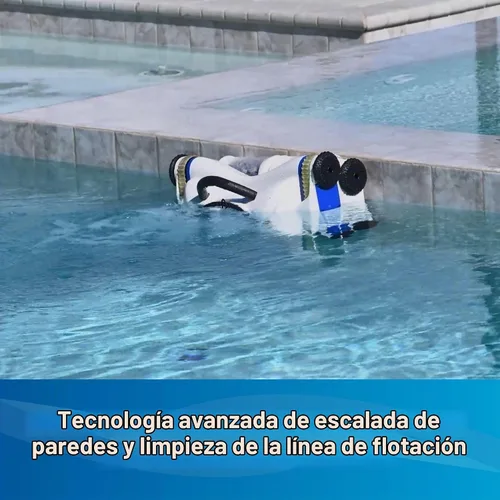 Vista 5 de POOL BLASTER CX-1 - Limpiador robótico inalámbrico para piscinas, aspiradora automática para piscinas enterradas y sobre el suelo, aspiradora