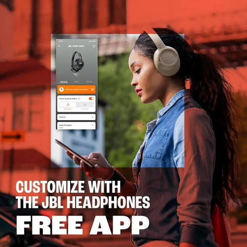 Vista 5 de JBL Tune 730BT - Auriculares inalámbricos sobre la oreja con Bluetooth® 6.0 Beige