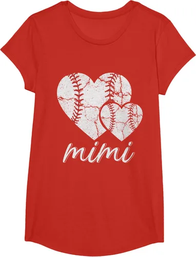 Vista 67 de Camiseta de béisbol Mimi para el Día de la Madre, Negro, S