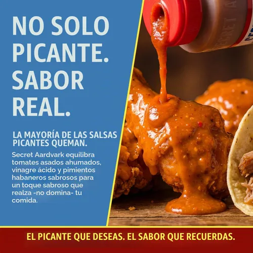 Vista 4 de Salsa picante Secret Aardvark Habanero