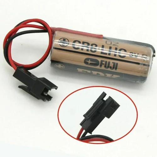 Vista 3 de para Fuji FDK CR8.LHC 3V Batería 2600mAh para Fuji FDK CR8.LHC LHC 17450 con enchufe negro