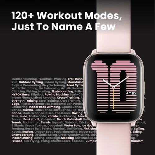 Vista 3 de Amazfit Active Reloj de 1.65 pulgadas, con IA de fitness y entrenador de sueño y GPS, compatible con Alexa, llamadas y música Bluetooth, batería: 14