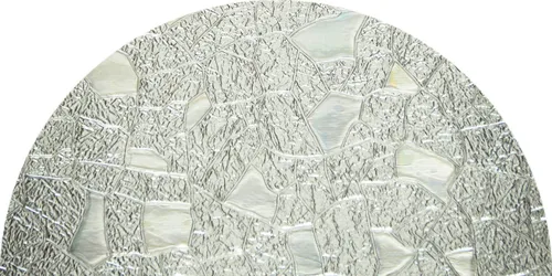 Vista 12 de película arqueada autoadhesiva para ventana Pantalla de película de ventana arqueada con textura de patrón precortado