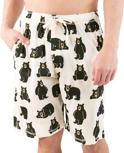 Vista 36 de Lazy One - Pantalones cortos de pijama para hombre, ropa de dormir
