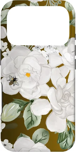 Vista 30 de Funda para iPhone 16 White Gardenia's Nectar Flowing Over