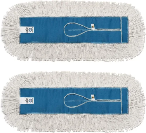 Vista 9 de Nine Forty - Recambios de cabeza de fregona de algodón de grado industrial de 18 x 5 pulgadas, reemplazo perfecto para hogares ocupados, gimnasio