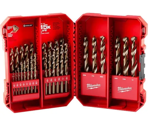 Vista 2 de Milwaukee Juego de 29 piezas de brocas para metal Red Helix de cobalto